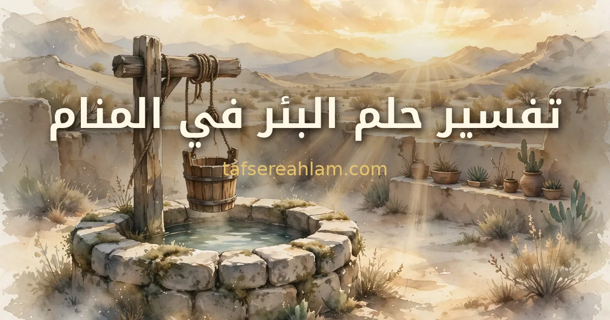 تفسير حلم البئر في المنام
