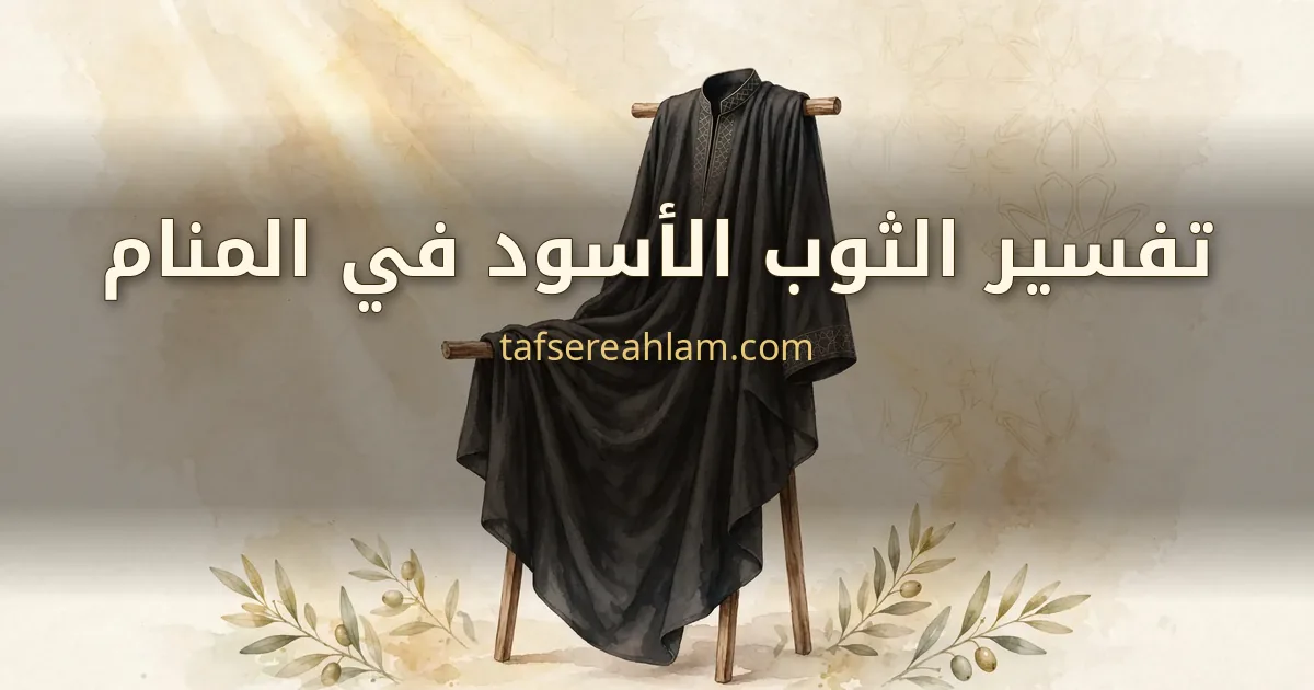 تفسير حلم الثوب الأسود في المنام